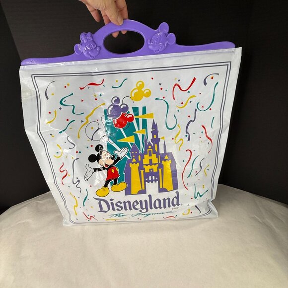 Vintage Disneyland The Original Mickey Mouse Souvenir Shopping Bag Lot of 2 - Picture 4 of 16